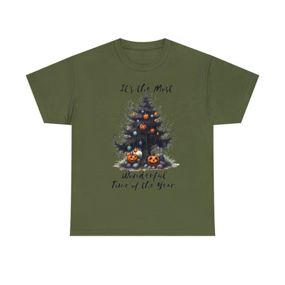 It's The Most Wonderful Time of the Year Halloween Tee ShirtT - ShirtVTZdesignsMilitary GreenSautumnclothingCrew neck