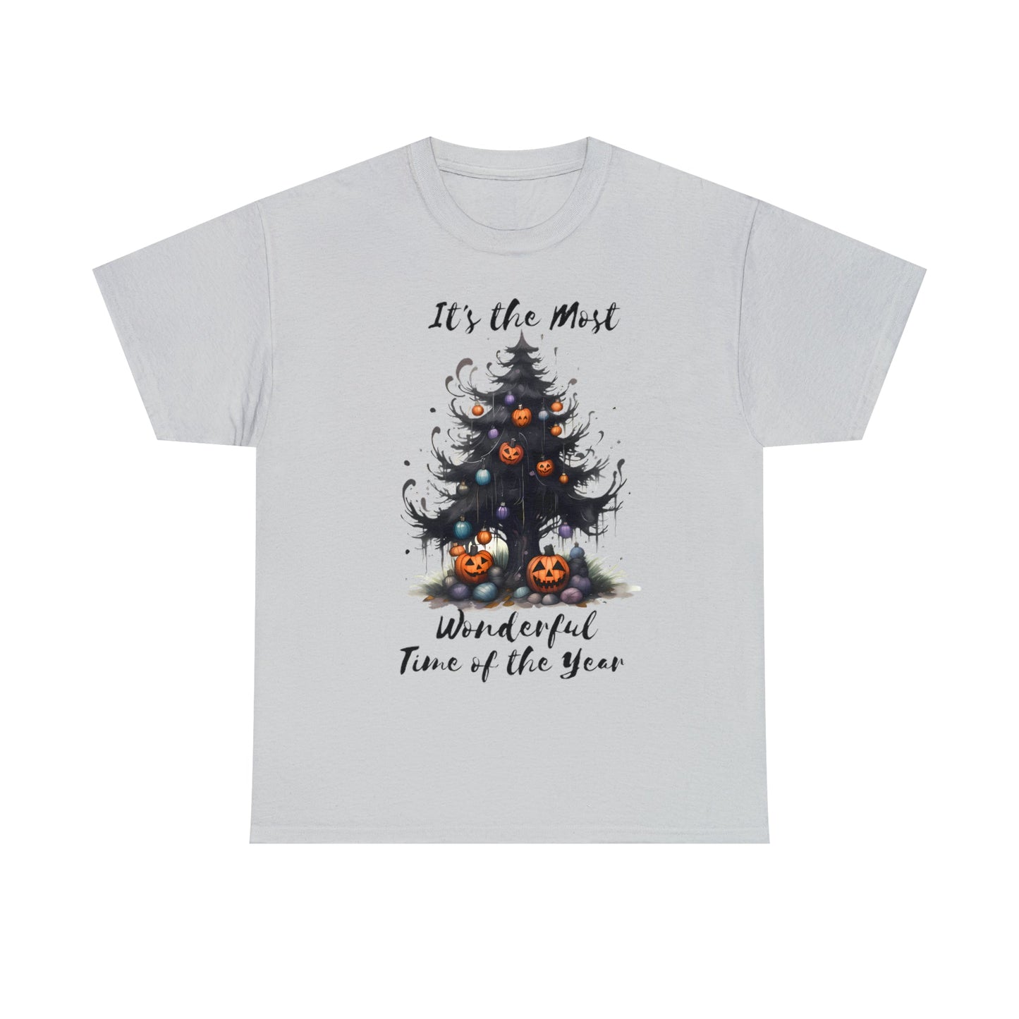 It's The Most Wonderful Time of the Year Halloween Tee ShirtT - ShirtVTZdesignsIce GreySautumnclothingCrew neck