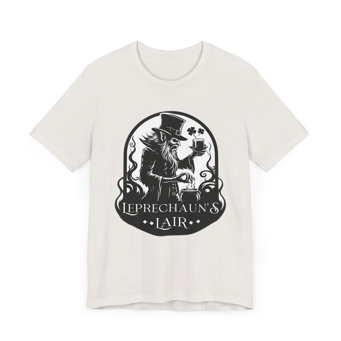 Leprechaun's Lair Spooky St Patrick's Day Tee ShirtT - ShirtVTZdesignsVintage WhiteXSCottonCrew neckday