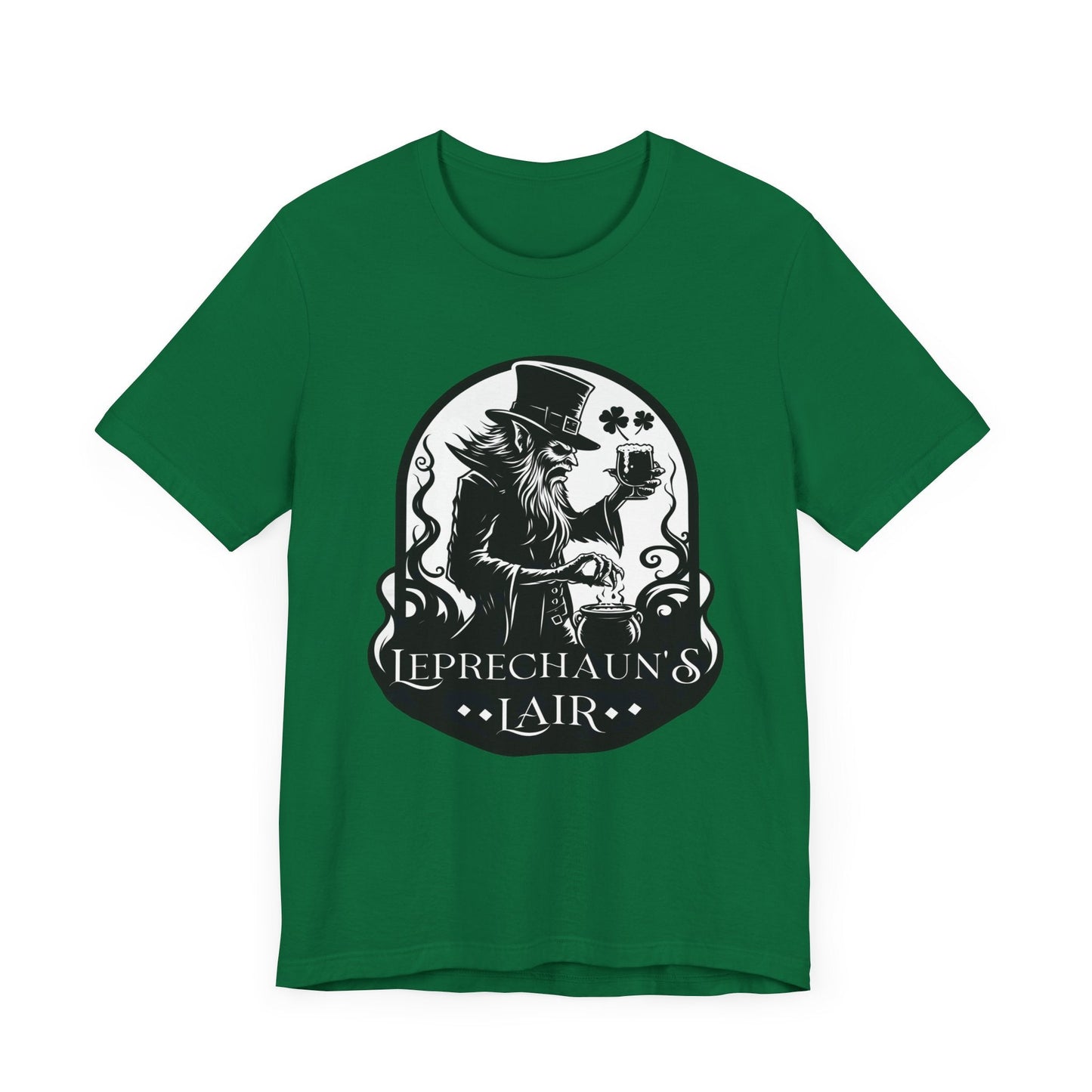 Leprechaun's Lair Spooky St Patrick's Day Tee ShirtT - ShirtVTZdesignsKellyXSCottonCrew neckday