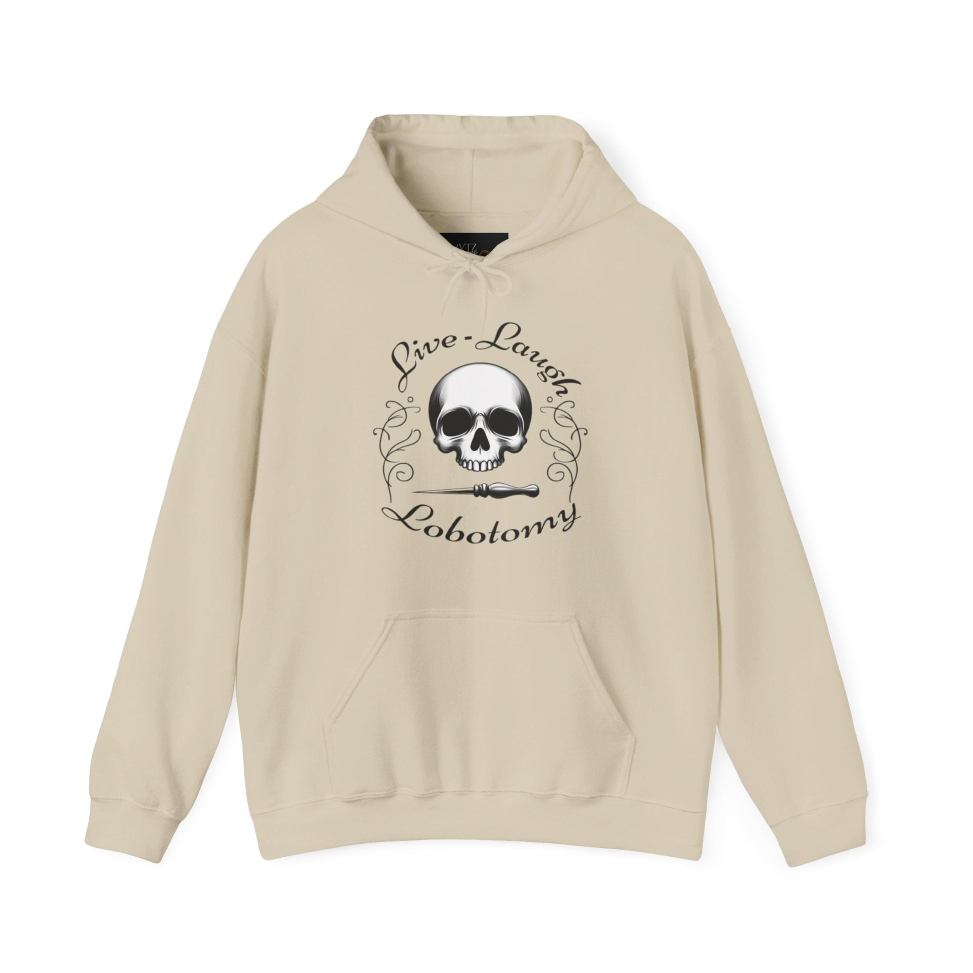 Live Laugh Lobotomy HoodieHoodieVTZdesignsSandSclothesclothingDTG