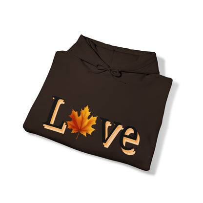 Love Fall HoodieHoodieVTZdesignsSandSautumnDTGhooded