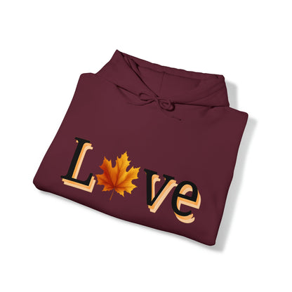 Love Fall HoodieHoodieVTZdesignsSandSautumnDTGhooded