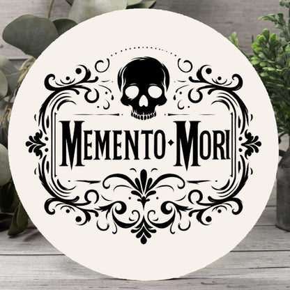 Memento Mori 12" Wood SignWall DecorVTZdesignsArt & Wall Decorgothgothic