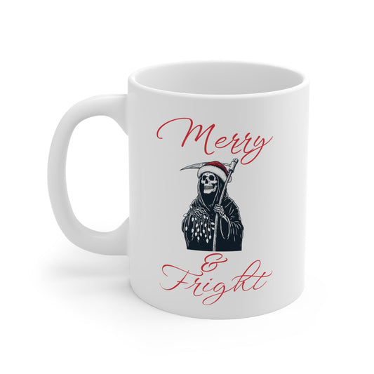 Merry and Fright Ceramic Mug 11ozMugVTZdesigns11oz11ozchristmasCoffee Mugs