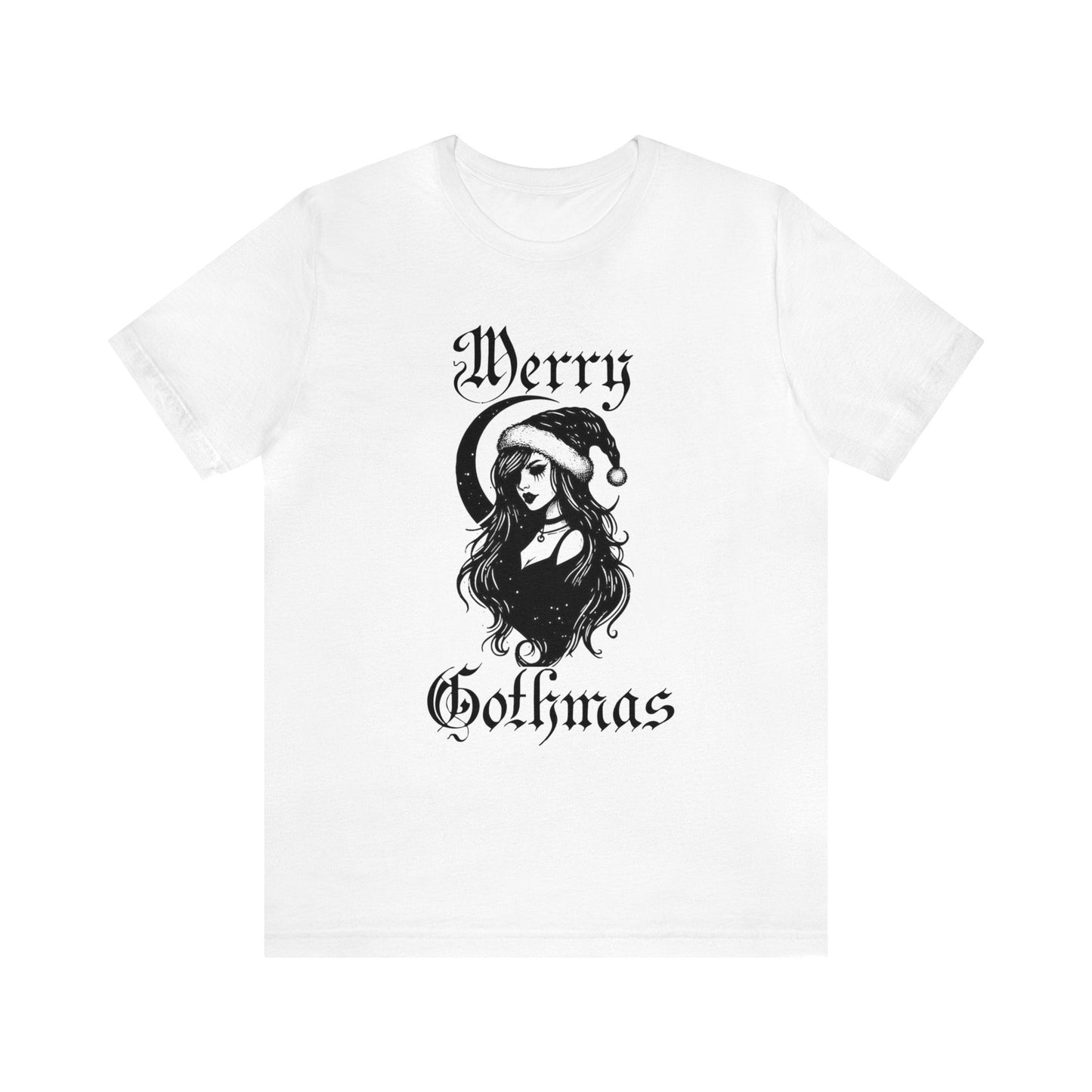 Merry Gothmas Short Sleeve Tee ShirtT - ShirtVTZdesignsWhiteXSchristmasclothingCotton