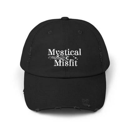 Mystical Misfit Distressed HatHatsVTZdesignsBlackOne sizeAccessoriesbaseball capbaseball hat