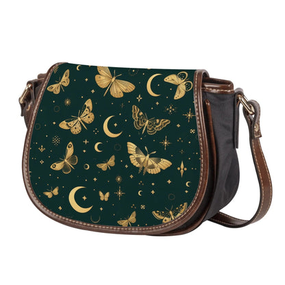 Mystical Moths Saddle BagVTZdesignsbagsbutterfliescottagecore