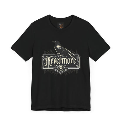 Nevermore Raven Short Sleeve Tee ShirtT - ShirtVTZdesignsBlackXSautumnclothesclothing