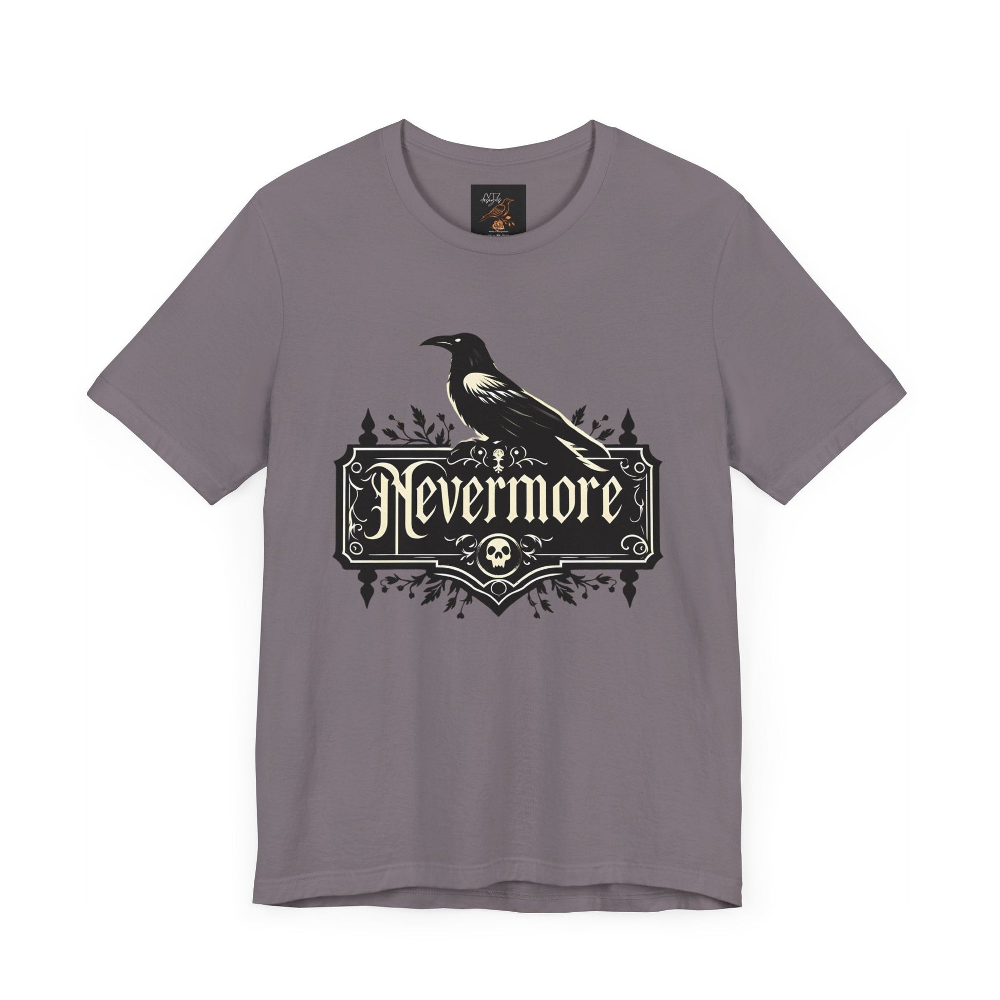 Nevermore Raven Short Sleeve Tee ShirtT - ShirtVTZdesignsStormXSautumnclothesclothing