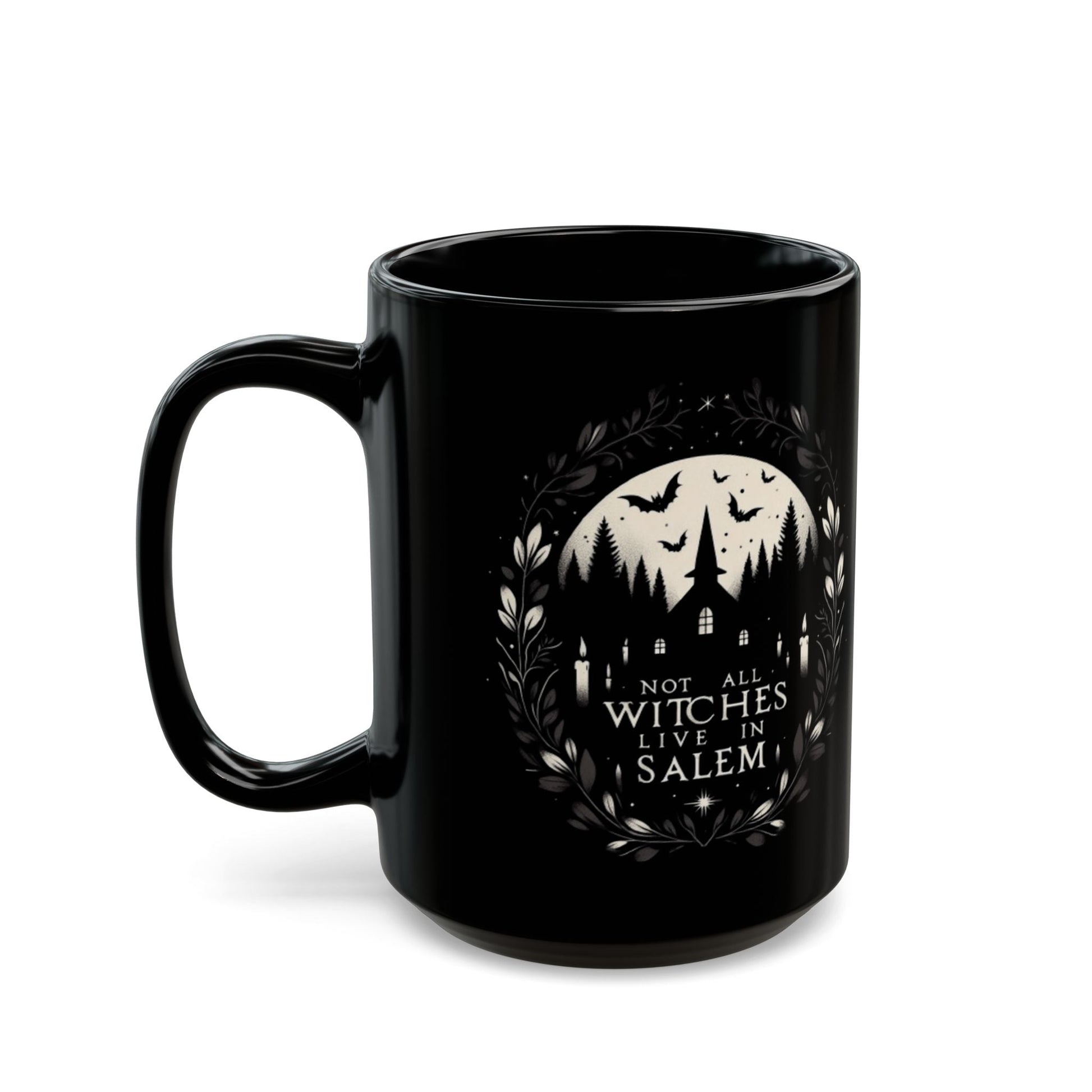 Not All Witches Live In Salem MugMugVTZdesigns11oz11ozBlack baseblack mug