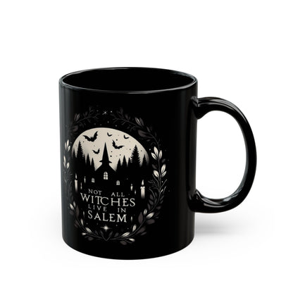 Not All Witches Live In Salem MugMugVTZdesigns11oz11ozBlack baseblack mug