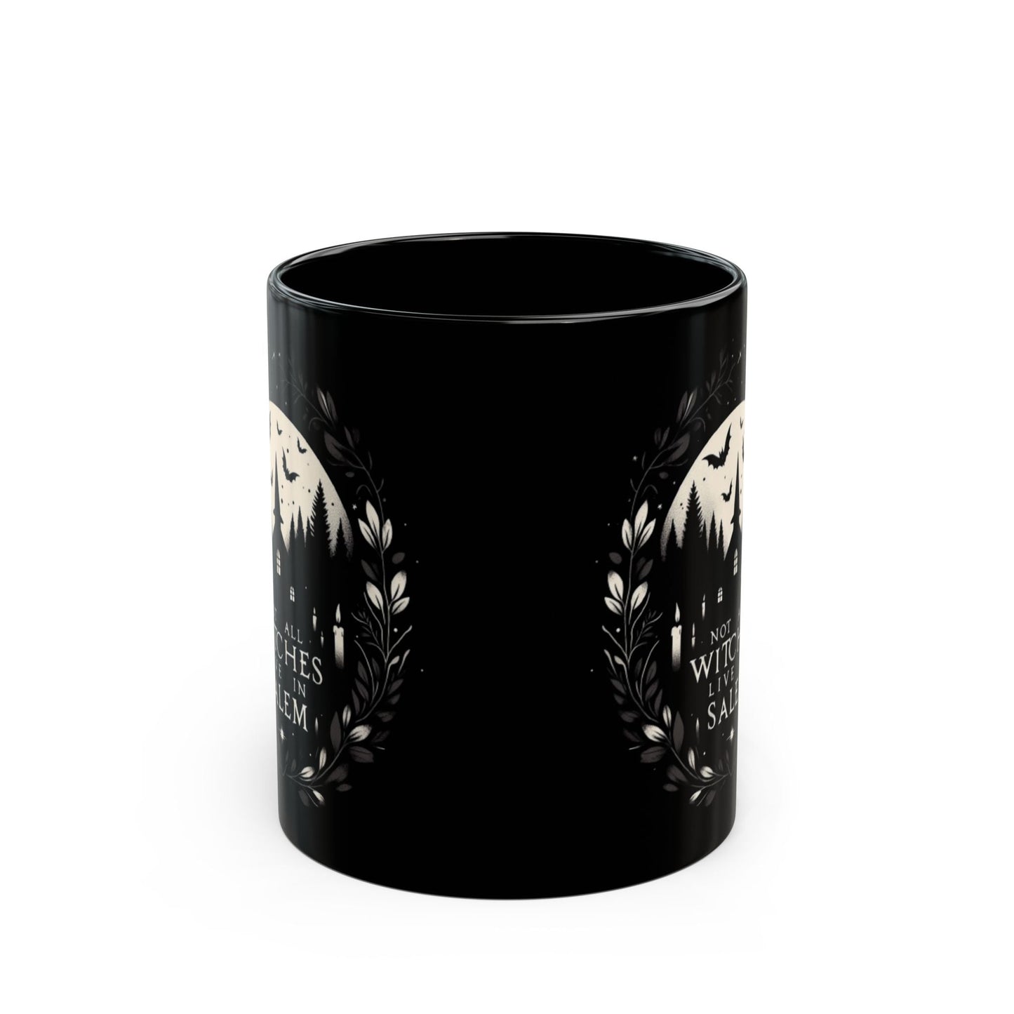 Not All Witches Live In Salem MugMugVTZdesigns11oz11ozBlack baseblack mug