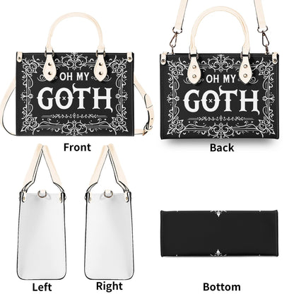 Oh My Goth HandbagAccessoriesVTZdesignsBeigeSaccessoriesbaroqueblack and white