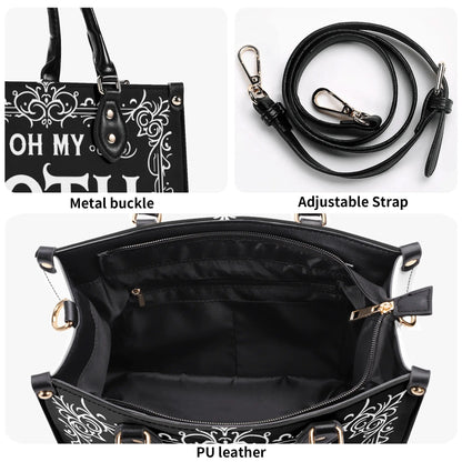 Oh My Goth HandbagAccessoriesVTZdesignsBlackSaccessoriesbaroqueblack and white