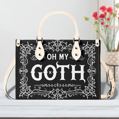 Oh My Goth HandbagAccessoriesVTZdesignsBeigeSaccessoriesbaroqueblack and white