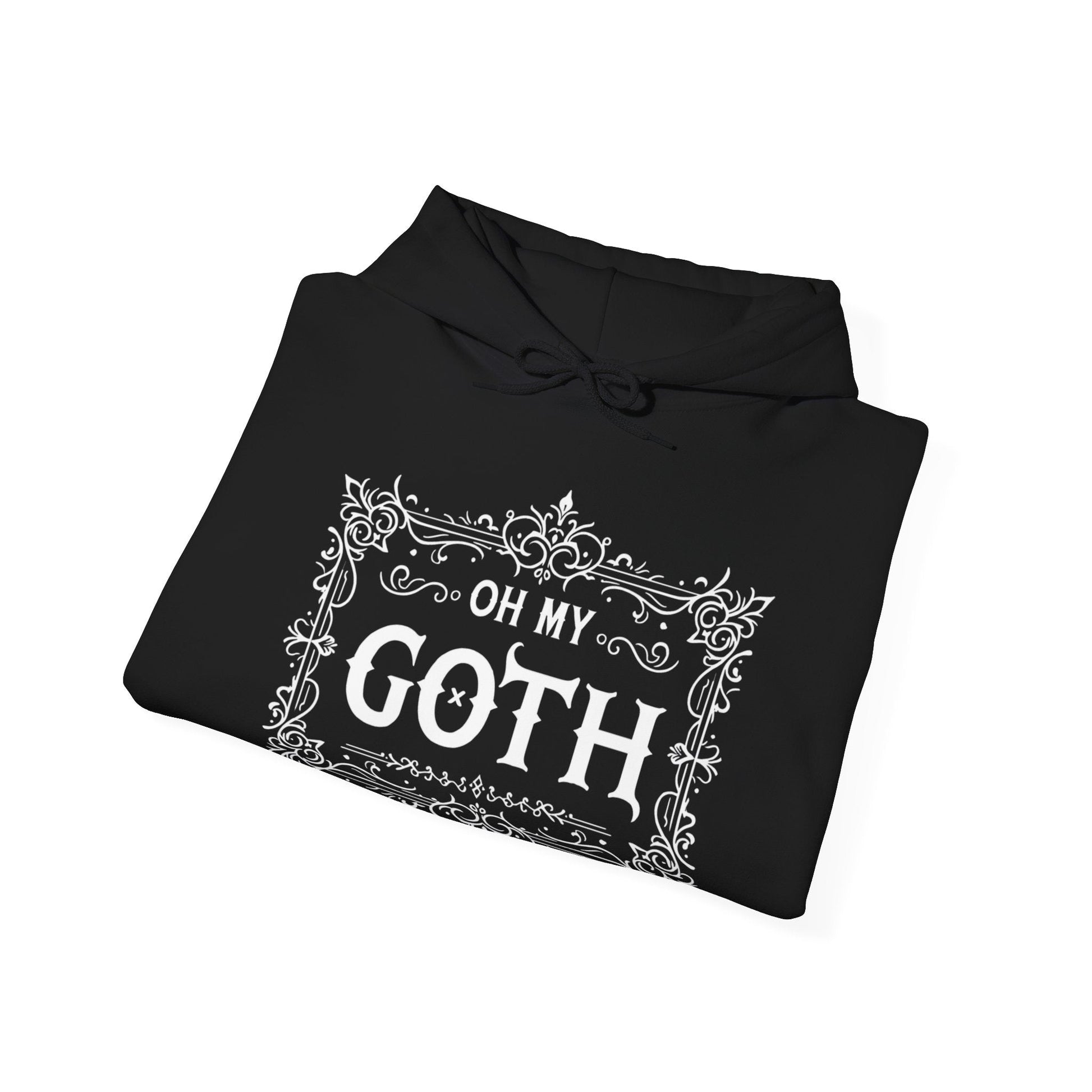 Oh My Goth HoodieHoodieVTZdesignsBlackSclothingDTGgoth