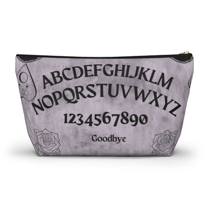 Ouija Accessory Pouch Cosmetic BagBagsVTZdesignsLargeWhite zipperAccessoriesAll Over PrintAssembled in the USA