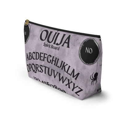 Ouija Accessory Pouch Cosmetic BagBagsVTZdesignsLargeWhite zipperAccessoriesAll Over PrintAssembled in the USA