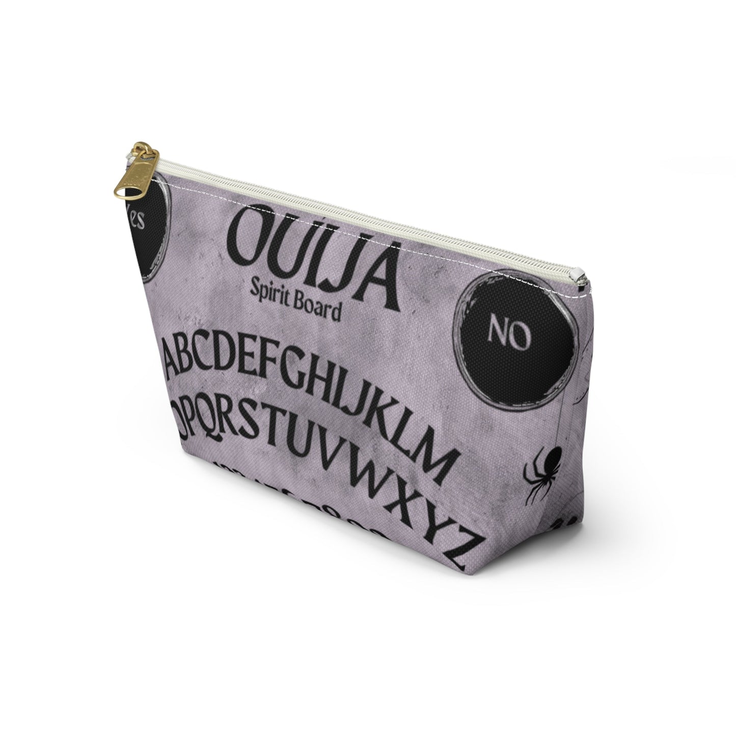 Ouija Accessory Pouch Cosmetic BagBagsVTZdesignsLargeWhite zipperAccessoriesAll Over PrintAssembled in the USA