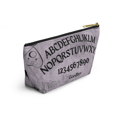 Ouija Accessory Pouch Cosmetic BagBagsVTZdesignsLargeWhite zipperAccessoriesAll Over PrintAssembled in the USA