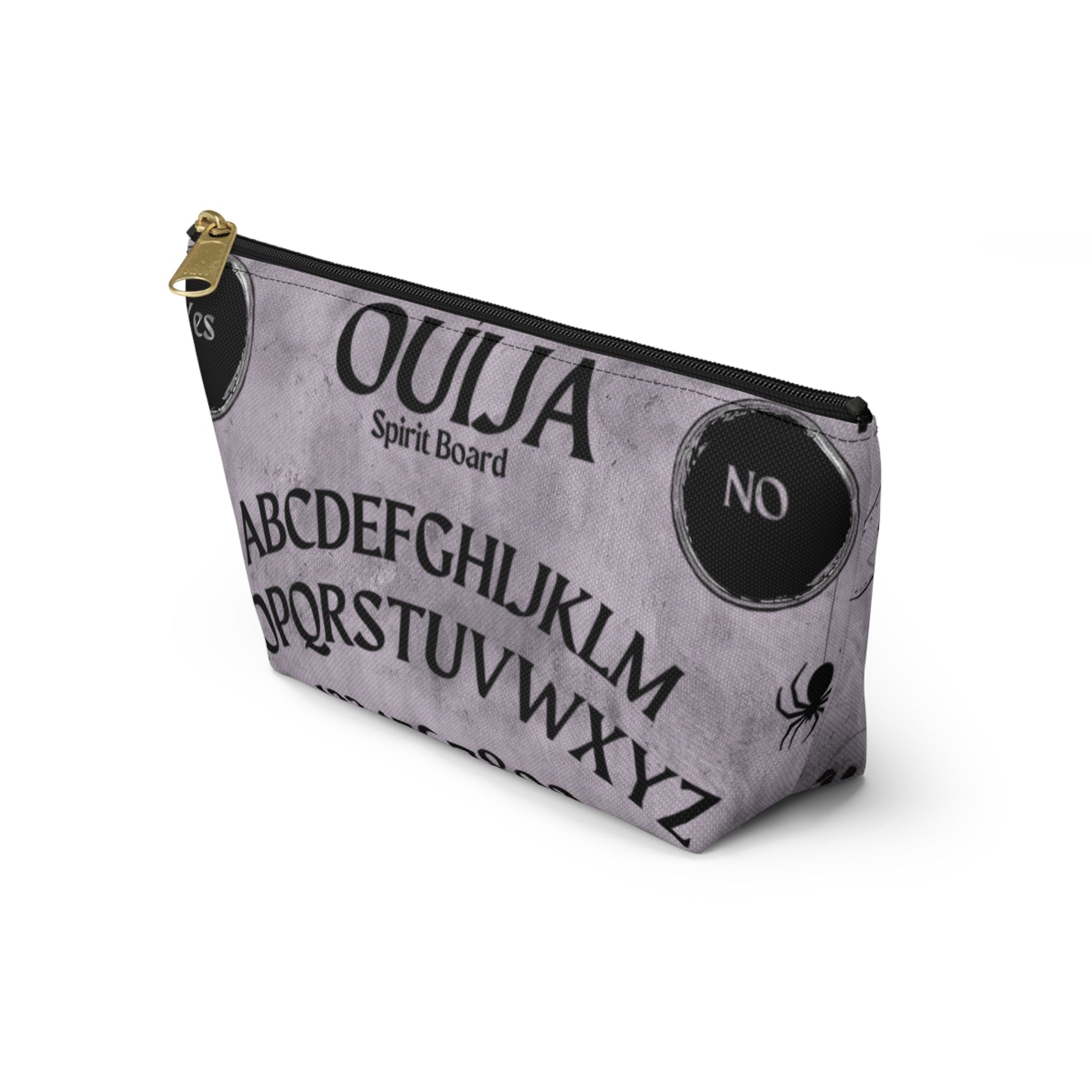 Ouija Accessory Pouch Cosmetic BagBagsVTZdesignsLargeWhite zipperAccessoriesAll Over PrintAssembled in the USA