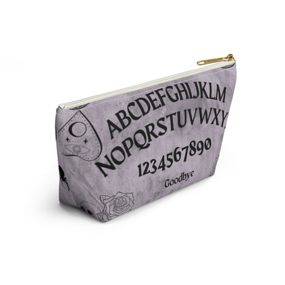 Ouija Accessory Pouch Cosmetic BagBagsVTZdesignsLargeWhite zipperAccessoriesAll Over PrintAssembled in the USA