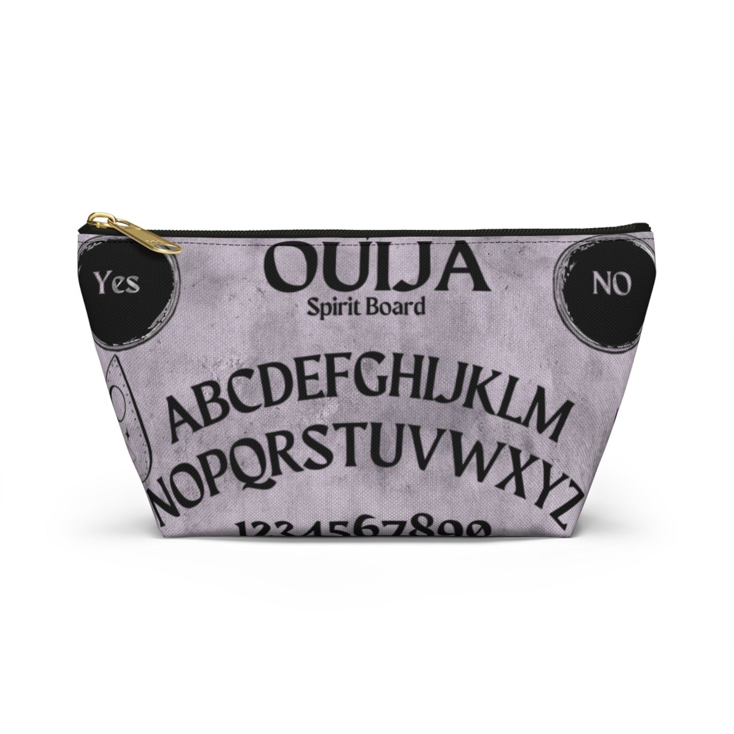 Ouija Accessory Pouch Cosmetic BagBagsVTZdesignsSmallBlack zipperAccessoriesAll Over PrintAssembled in the USA