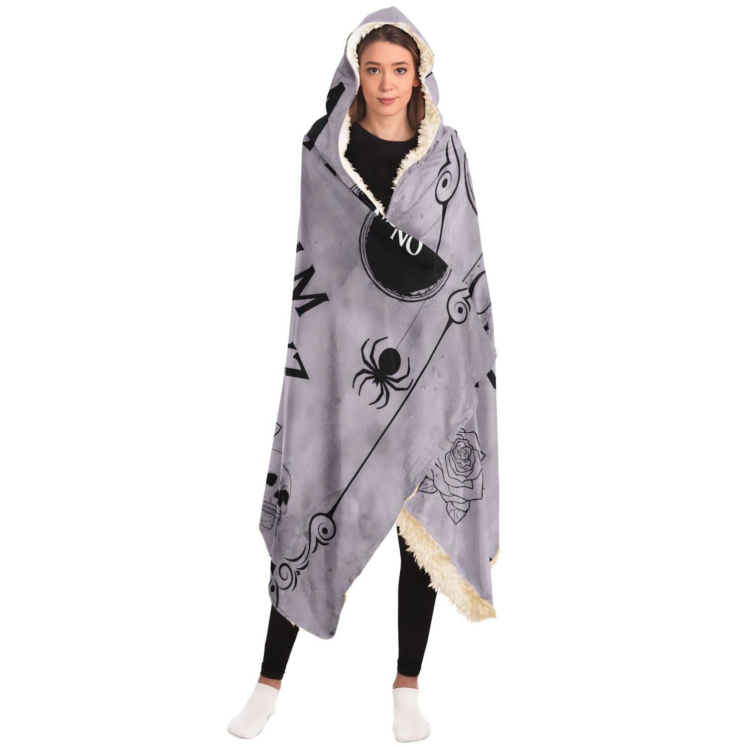 Ouija Board Hooded BlanketHooded Blanket - AOPVTZdesignsAdultPremium SherpablanketBlanketshalloween