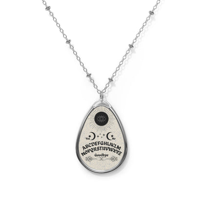 Ouija Board Oval Pendant NecklaceAccessoriesVTZdesignsOne SizeSilverAccessoriesall seeing eyeBeauty