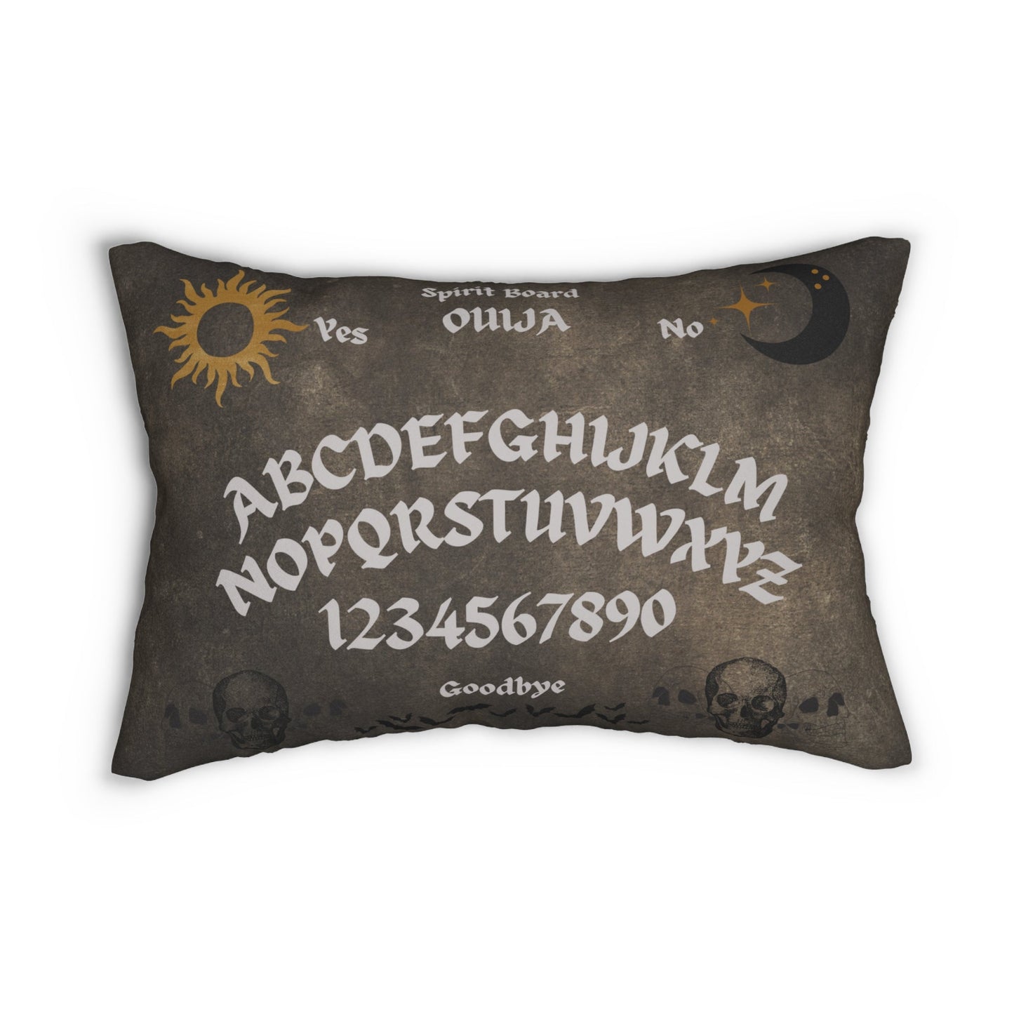 Ouija Spirit Board Lumbar Throw PillowHome DecorVTZdesigns20" × 14"All Over PrintAOPBed