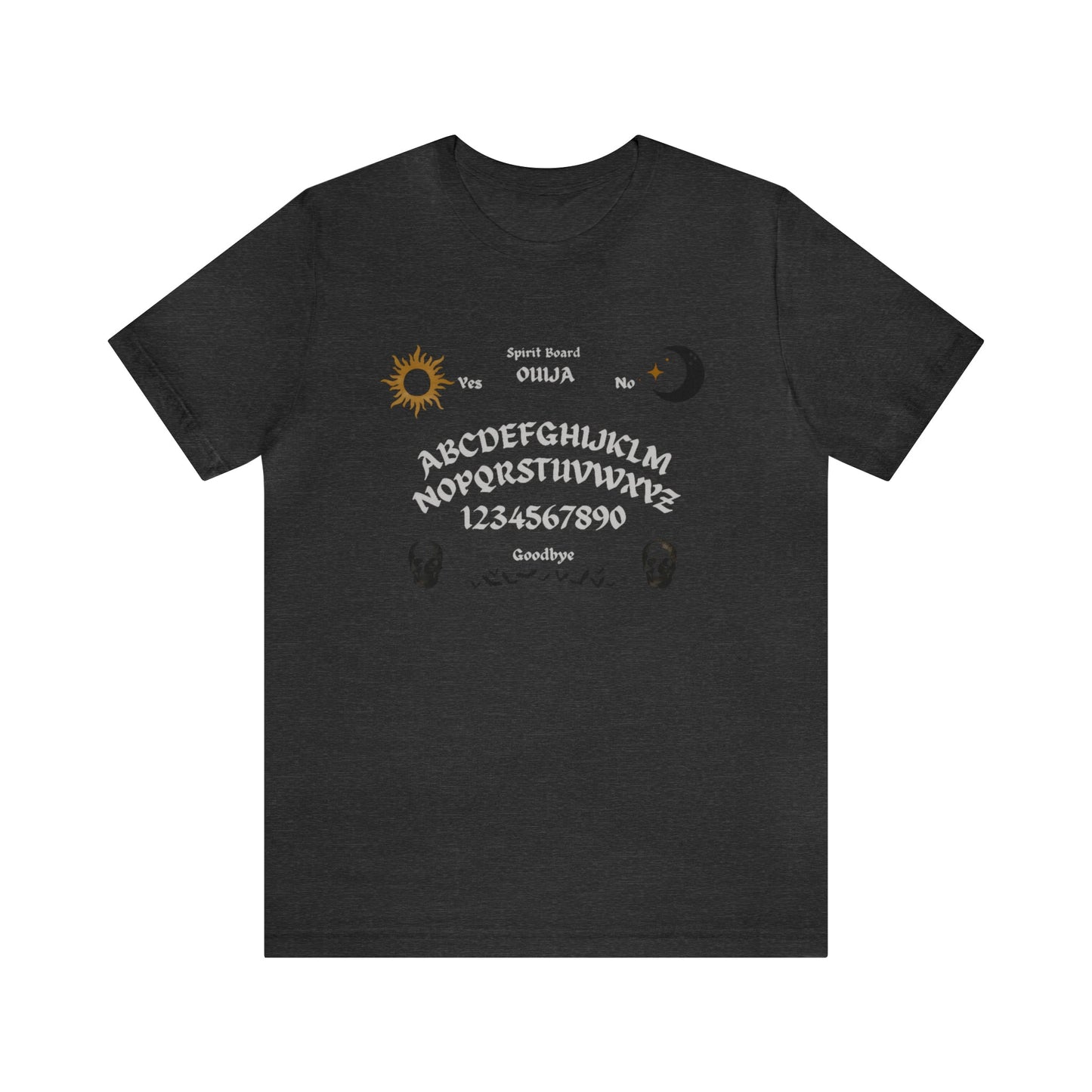 Ouija Spirit Board Tee ShirtT - ShirtVTZdesignsDark Grey HeatherXSCottonCrew neckDTG