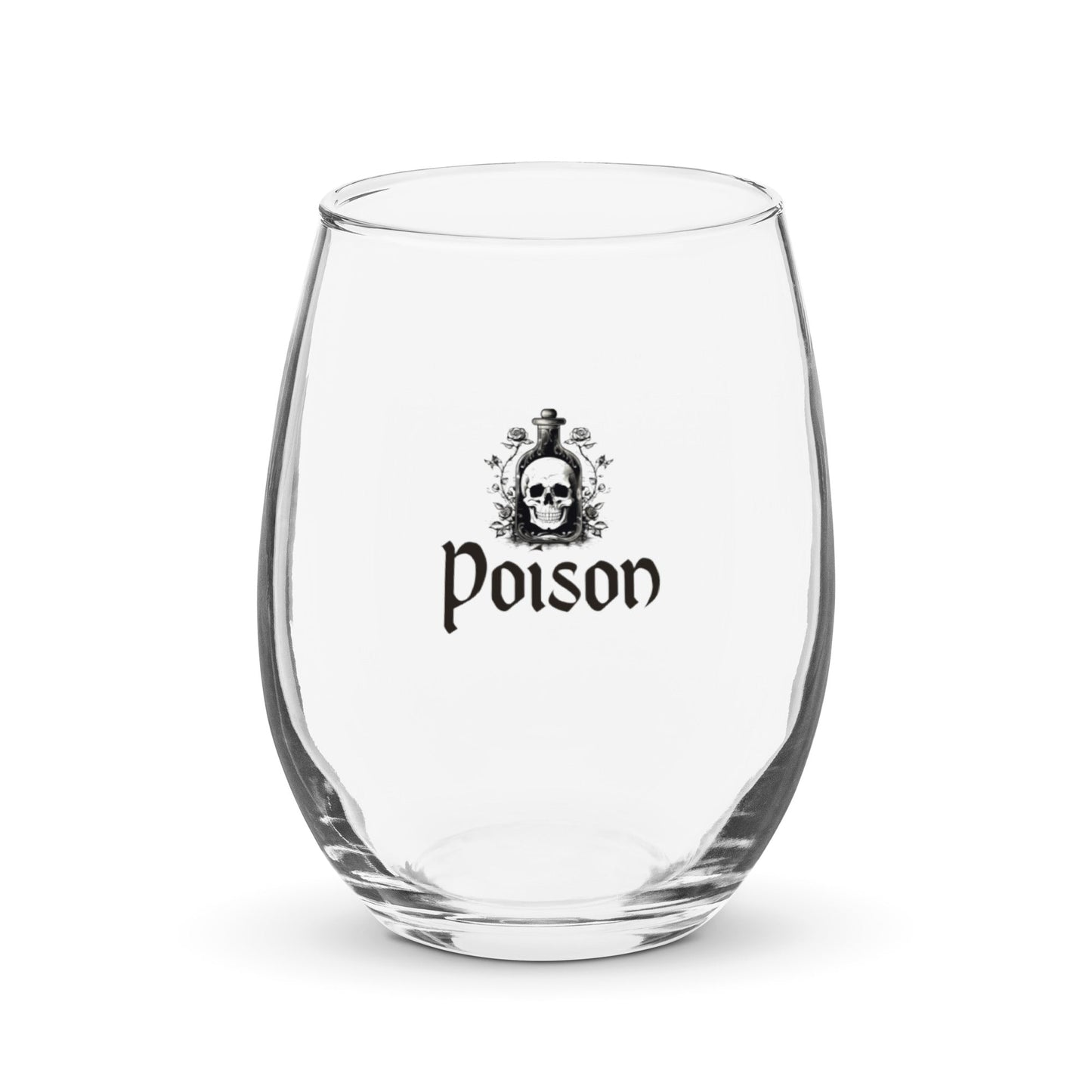 Poison Stemless Wine GlassVTZdesignscupglassgothic
