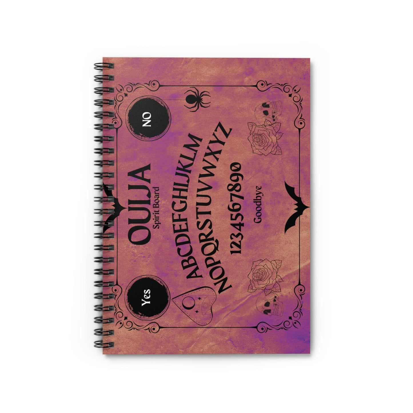 Purple and Orange Ouija Spiral NotebookPaper productsVTZdesignsOne SizehalloweenHome & LivingJournals
