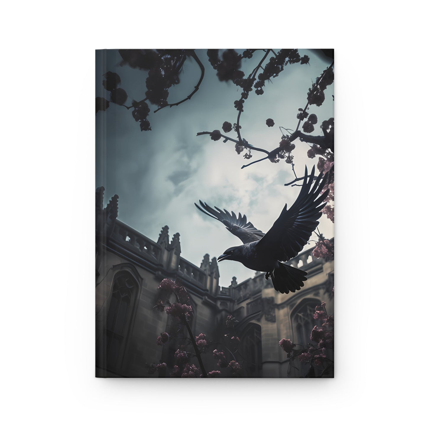 Raven Flying Matte Hardcover JournalPaper productsVTZdesignsJournalBack - to - Schoolcastlecrow