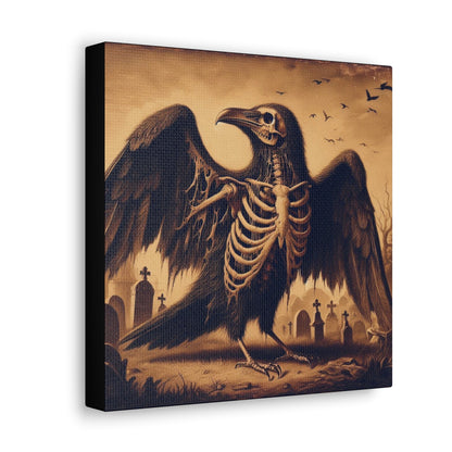 Raven Skeleton Canvas Gallery WrapCanvasVTZdesigns10″ x 10″1.25"artArt & Wall Decorart print