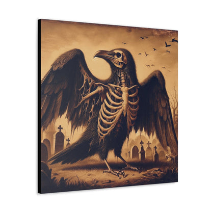 Raven Skeleton Canvas Gallery WrapCanvasVTZdesigns30″ x 30″1.25"artArt & Wall Decorart print