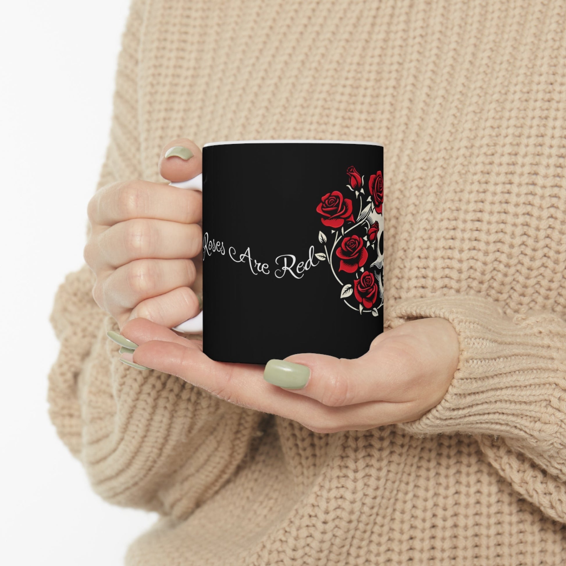 Roses Are Red Inside I'm Dead Ceramic Coffee MugMugVTZdesigns11oz11ozCoffee Mugscup