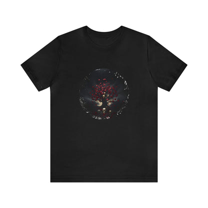 Skulls and Roses Tree Tee ShirtT - ShirtVTZdesignsBlackXSCottonCrew neckDTG