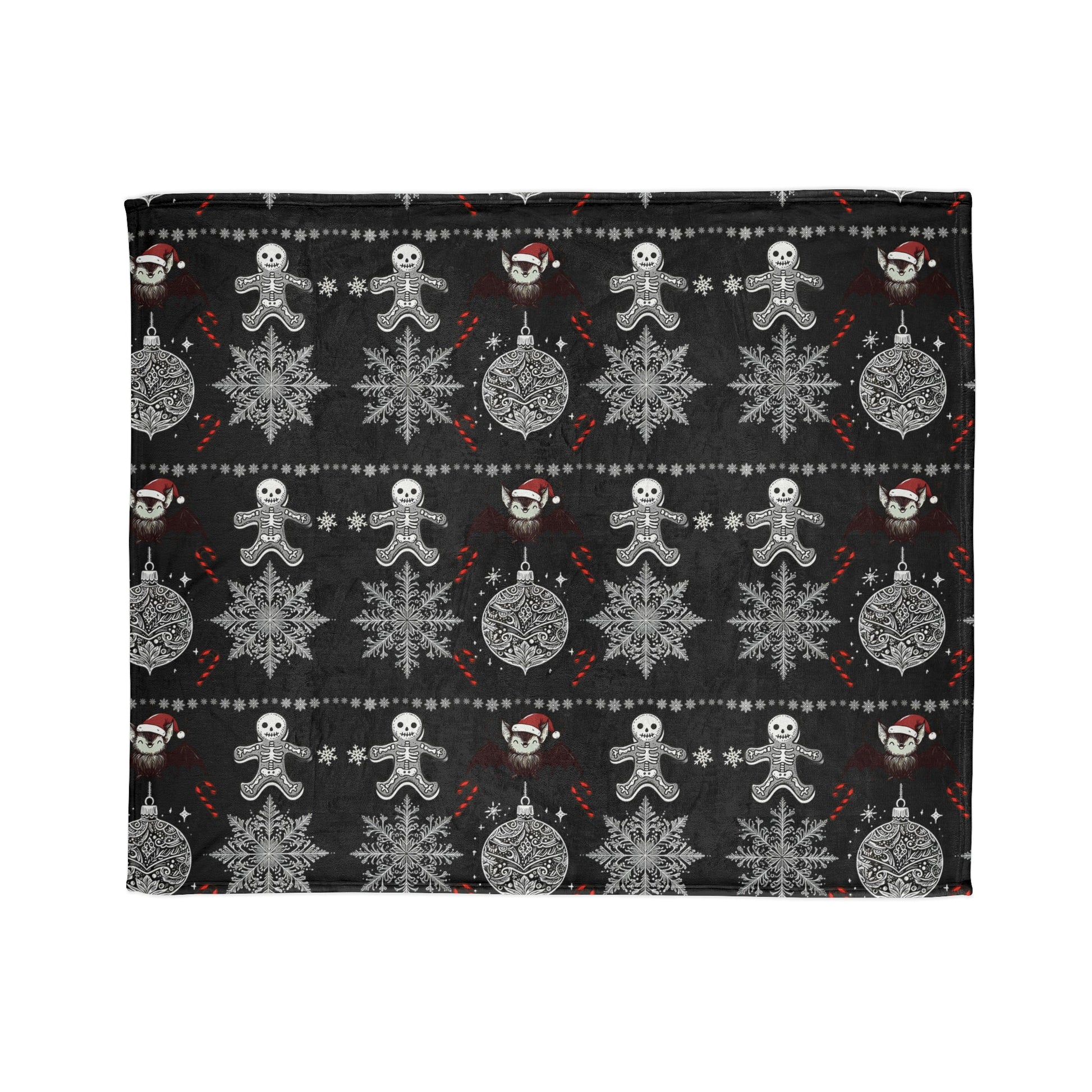 Spooky Christmas BlanketHome DecorVTZdesigns50" × 60"batbatsBed