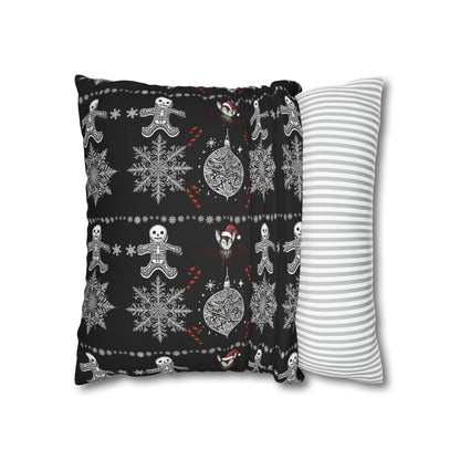 Spooky Christmas Square Pillow CaseHome DecorVTZdesigns20" × 20"All Over PrintAOPbats