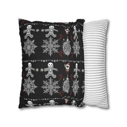 Spooky Christmas Square Pillow CaseHome DecorVTZdesigns20" × 20"All Over PrintAOPbats