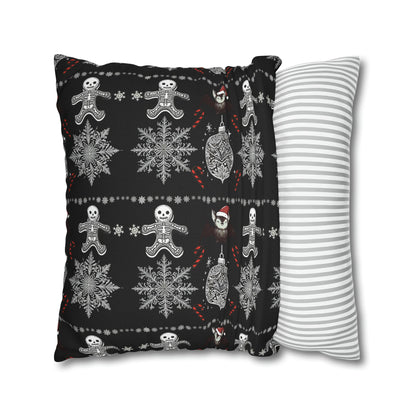 Spooky Christmas Square Pillow CaseHome DecorVTZdesigns20" × 20"All Over PrintAOPbats