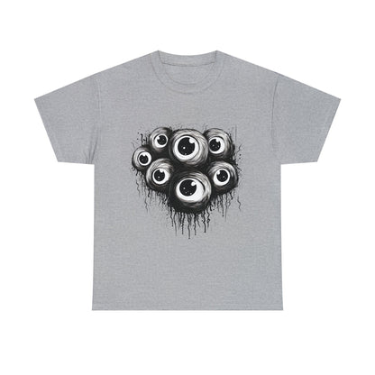 Spooky Eyeballs Tee ShirtT - ShirtVTZdesignsSport GreyS2 day deliveryCrew neckDTG