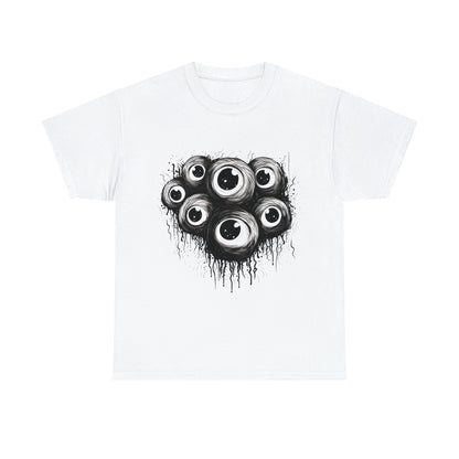 Spooky Eyeballs Tee ShirtT - ShirtVTZdesignsWhiteS2 day deliveryCrew neckDTG