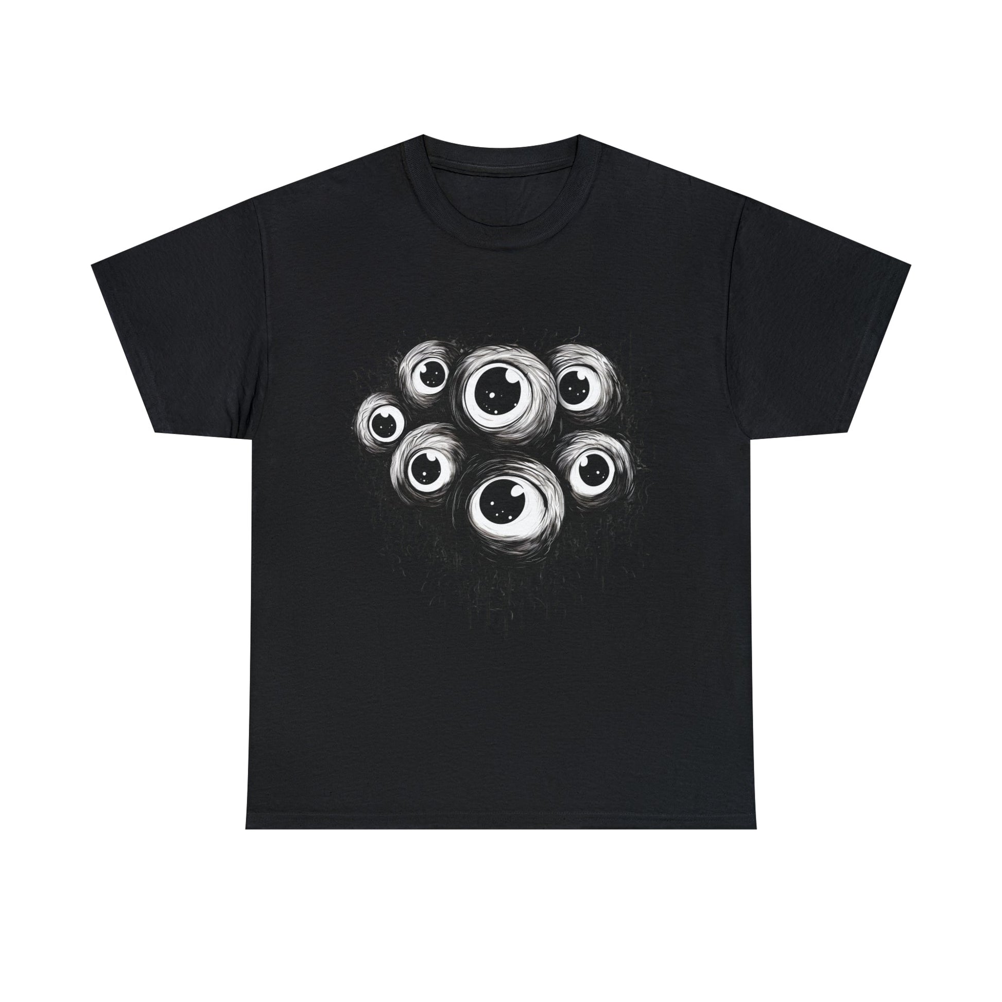 Spooky Eyeballs Tee ShirtT - ShirtVTZdesignsBlackS2 day deliveryCrew neckDTG