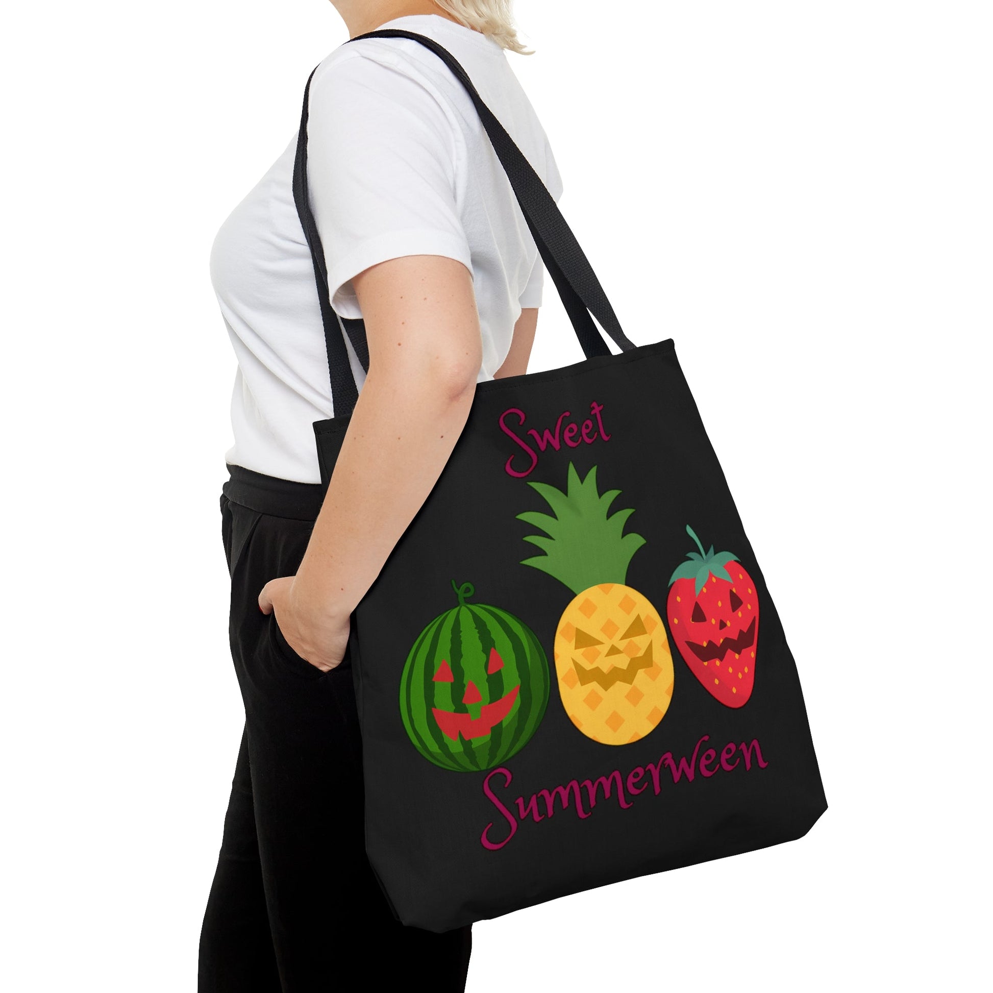 Sweet Summerween Tote BagBagsVTZdesignsLargeAccessoriesAll Over PrintAssembled in the USA