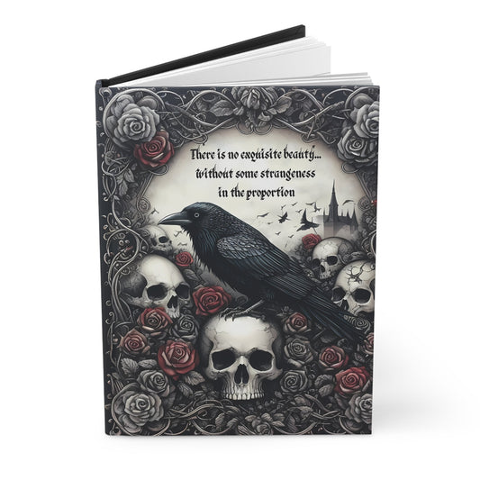 There Is No Beauty Without Strangeness Hardcover JournalPaper productsVTZdesignsJournalBack - to - Schoolbaroquecrow