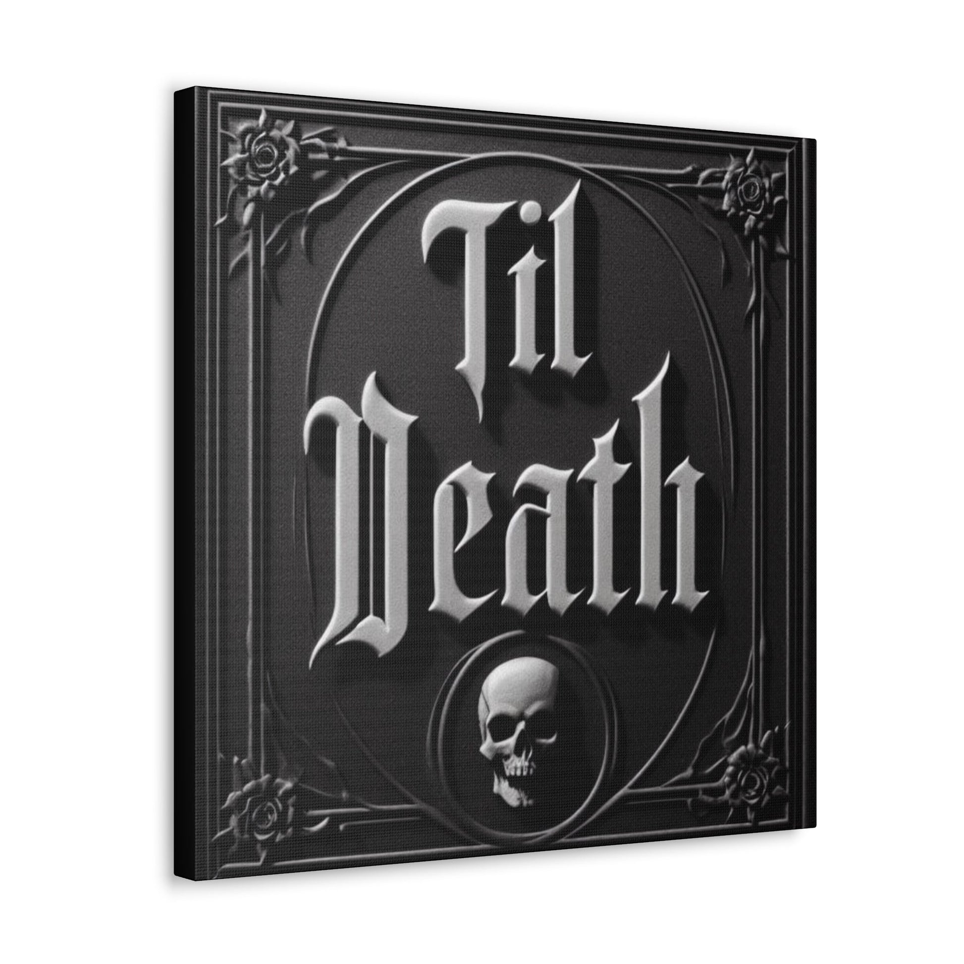 Til Death Canvas Gallery WrapCanvasVTZdesigns20″ x 20″1.25"artArt & Wall Decorart print