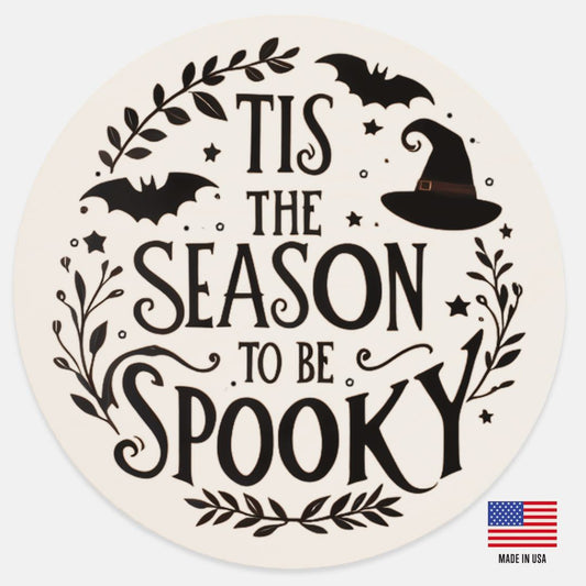 Tis The Season To Be Spooky 12" Wood SignWall DecorVTZdesignsArt & Wall Decorgothichalloween